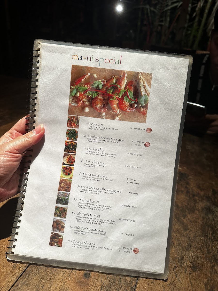 Ma-ni Thai Cuisine Photo Menu 3