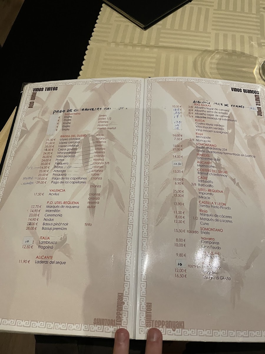 Shintori Teppanyaki Photo Menu 7