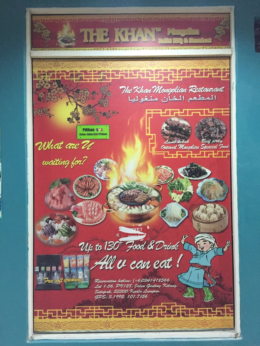 The Khan Mongolian Restaurant Halal Buffet BBQ Steamboat Photo Menu 2