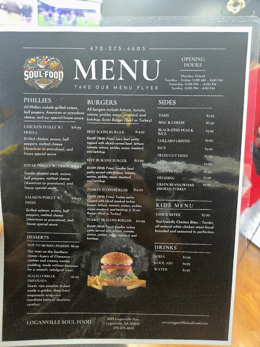 Loganville Soul Food Photo Menu 5