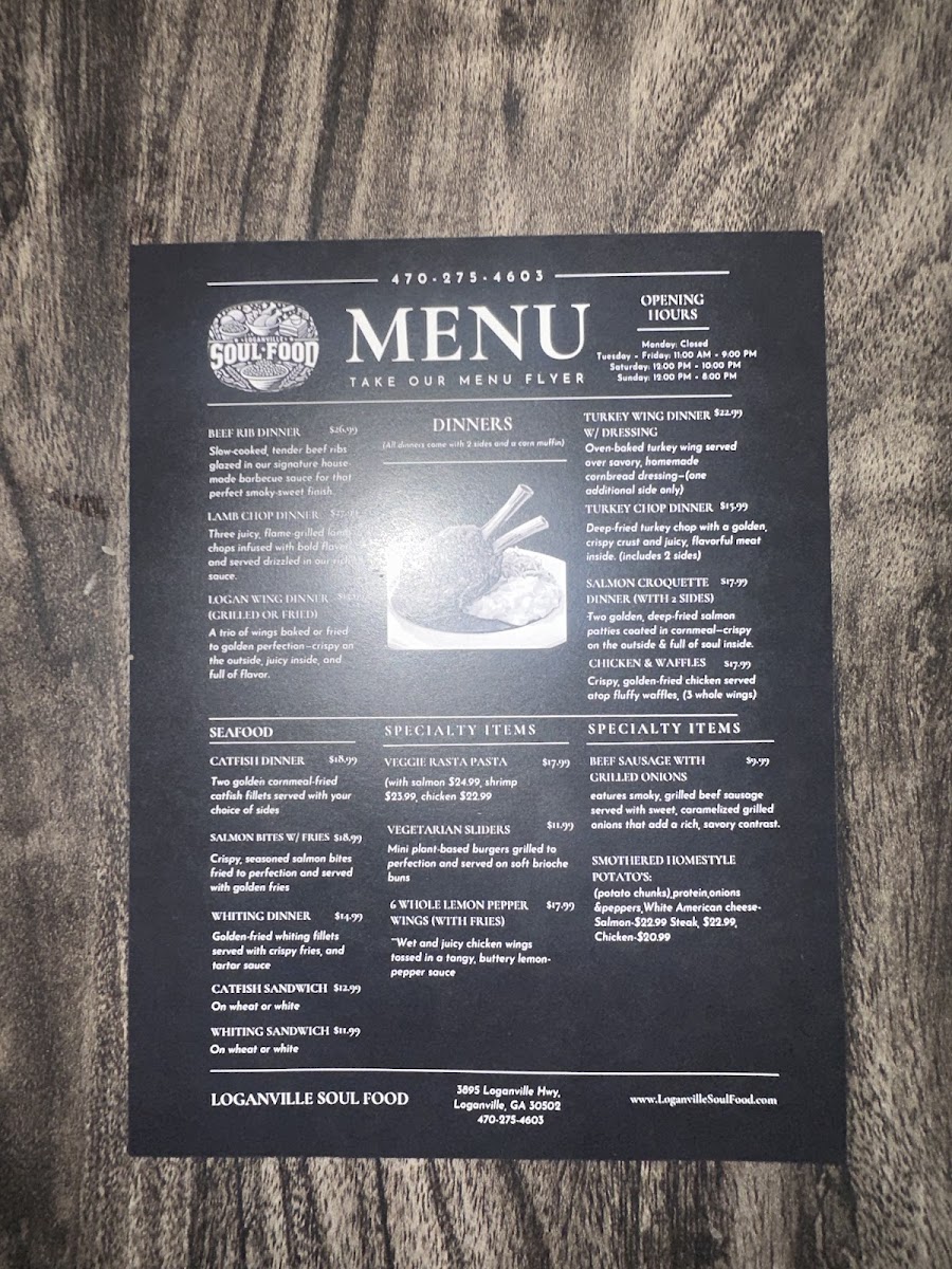 Loganville Soul Food Photo Menu 9