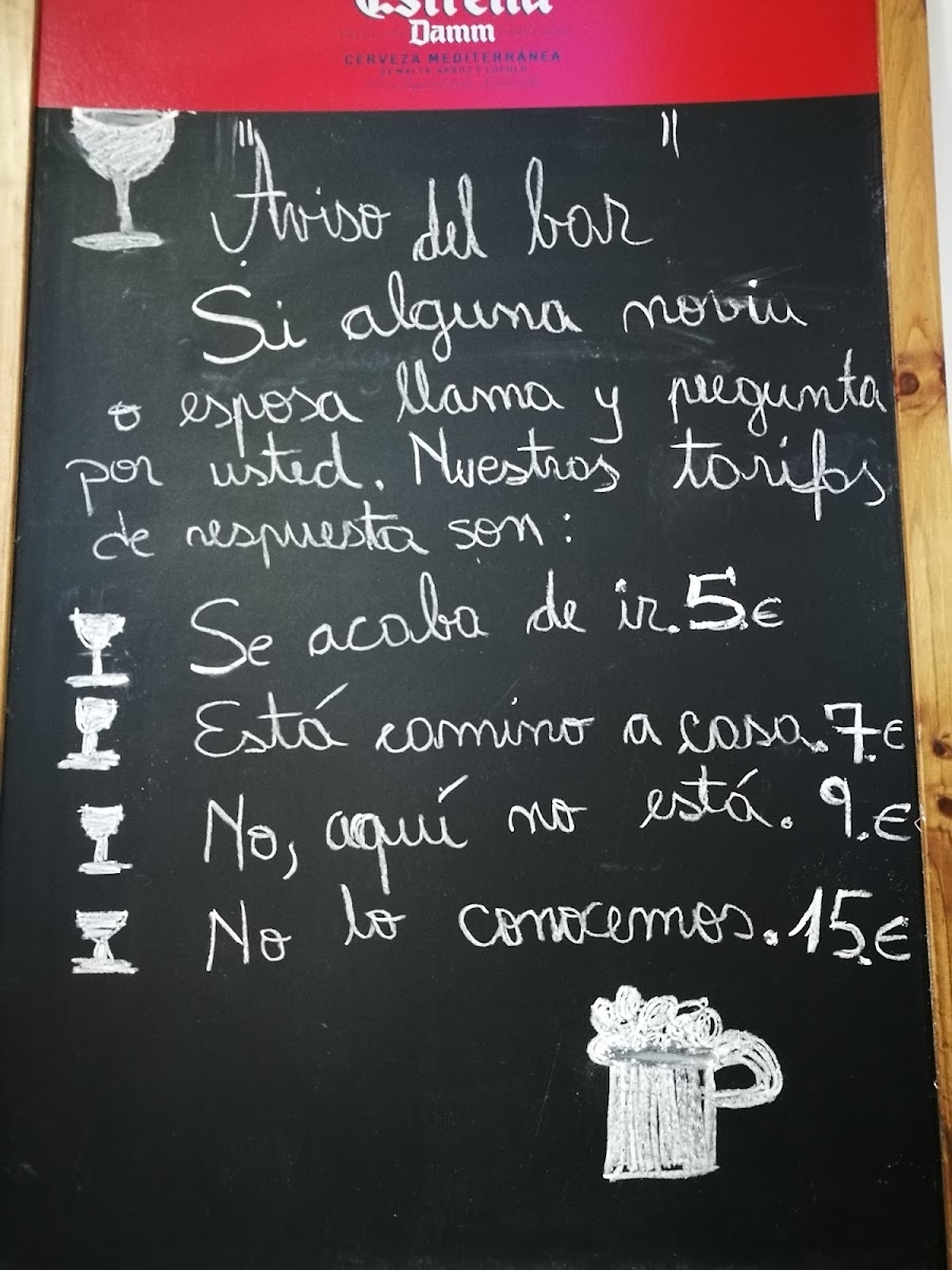 Restaurante Cafetería La Verde Photo Menu 1