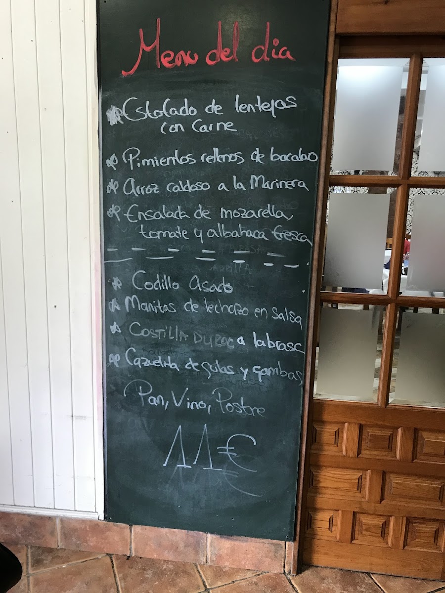 Restaurante Cafetería La Verde Photo Menu 2