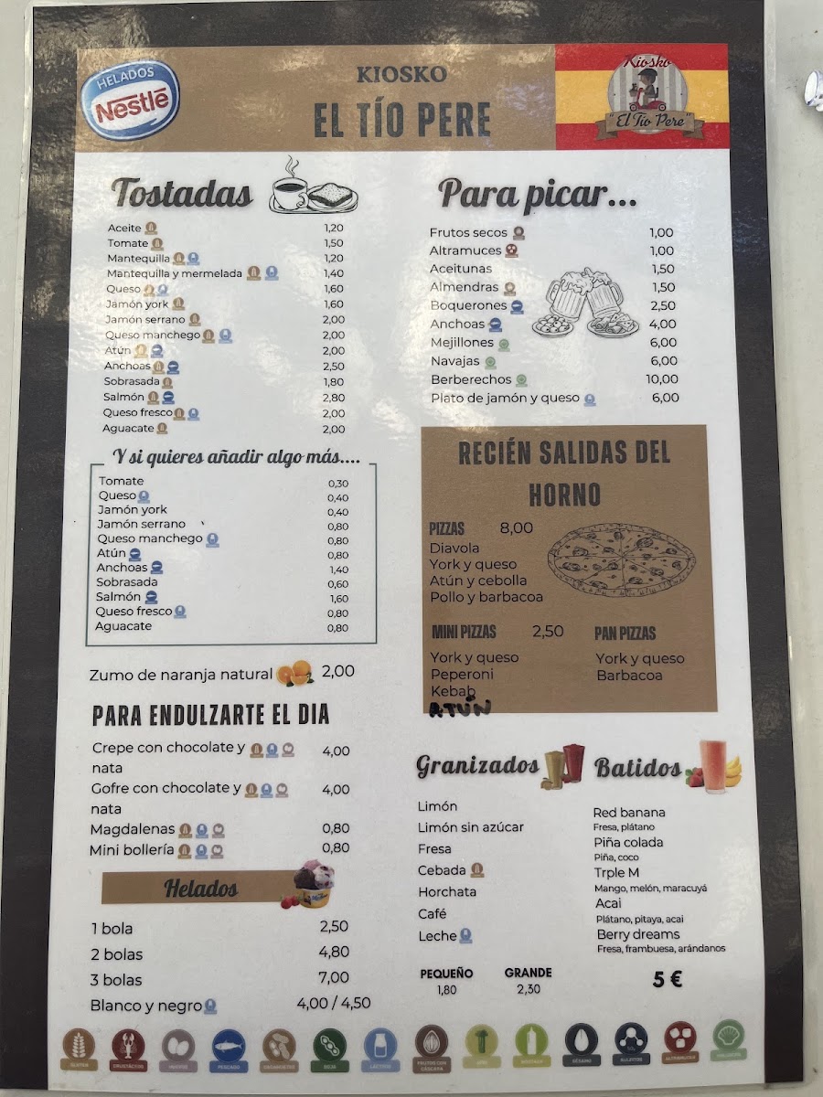 Kiosko tio pere Photo Menu 2
