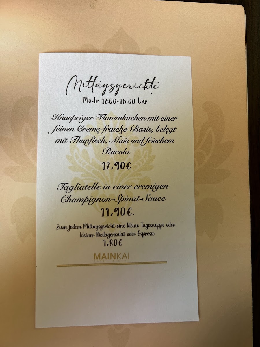 Maincafé Photo Menu 6