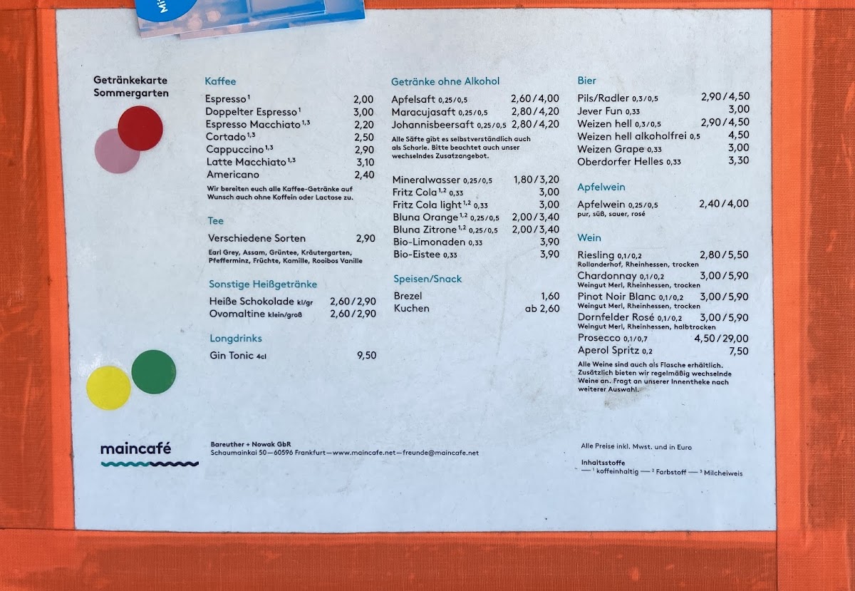 Maincafé Photo Menu 9