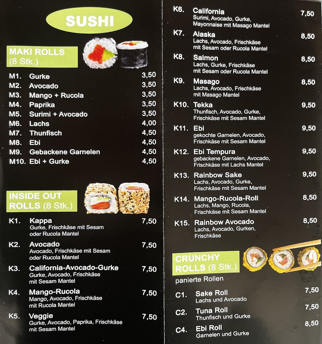Thai Gourmet Photo Menu 2