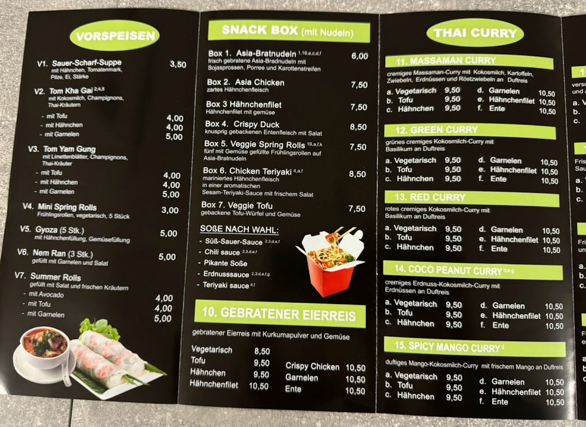 Thai Gourmet Photo Menu 7