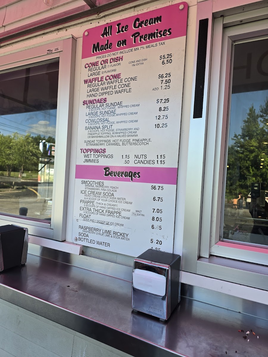 Black Cow Ice Cream Photo Menu 1