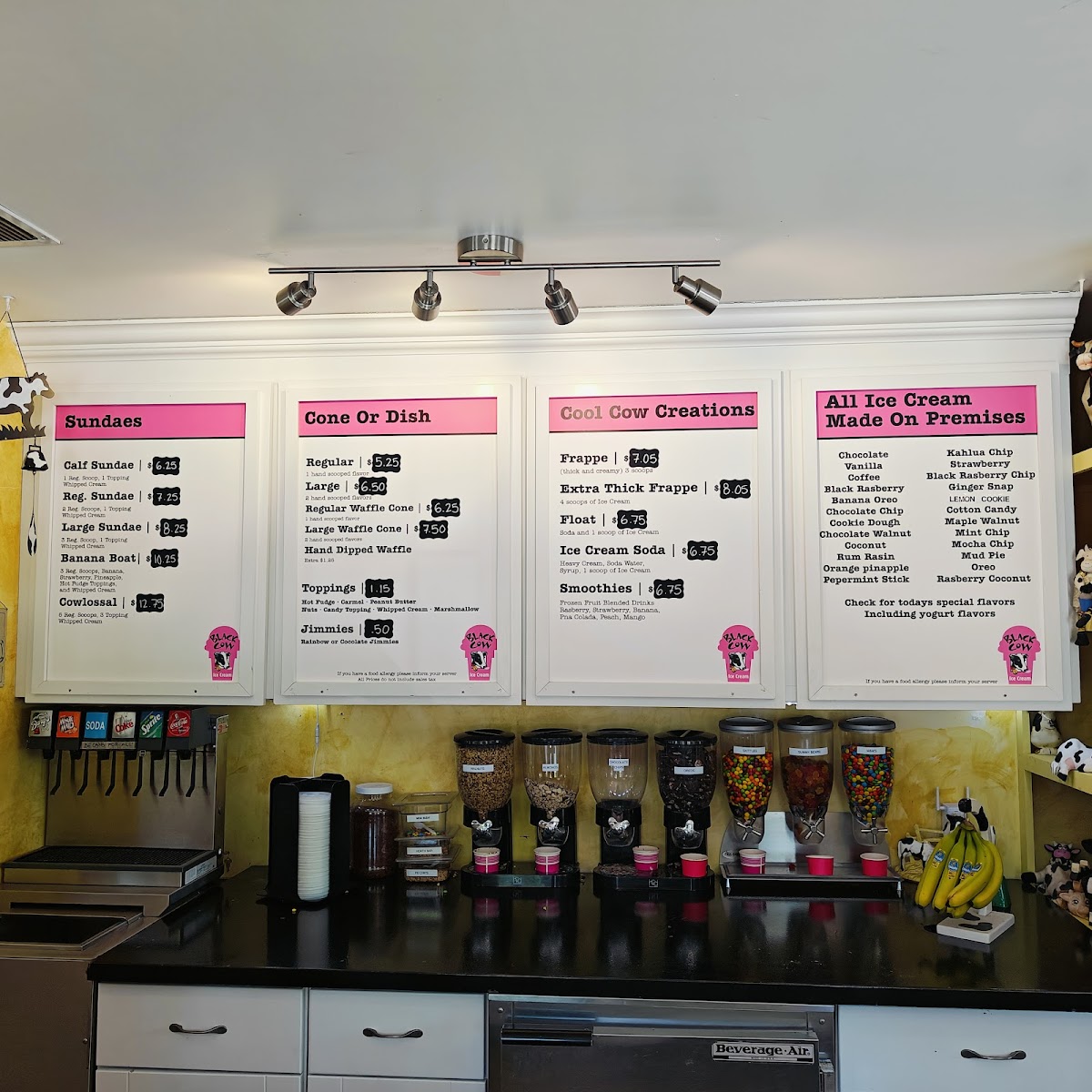 Black Cow Ice Cream Photo Menu 10