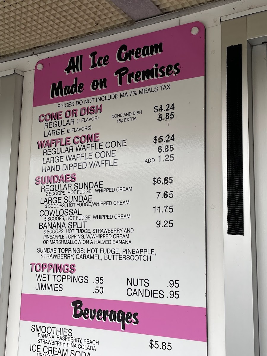 Black Cow Ice Cream Photo Menu 5
