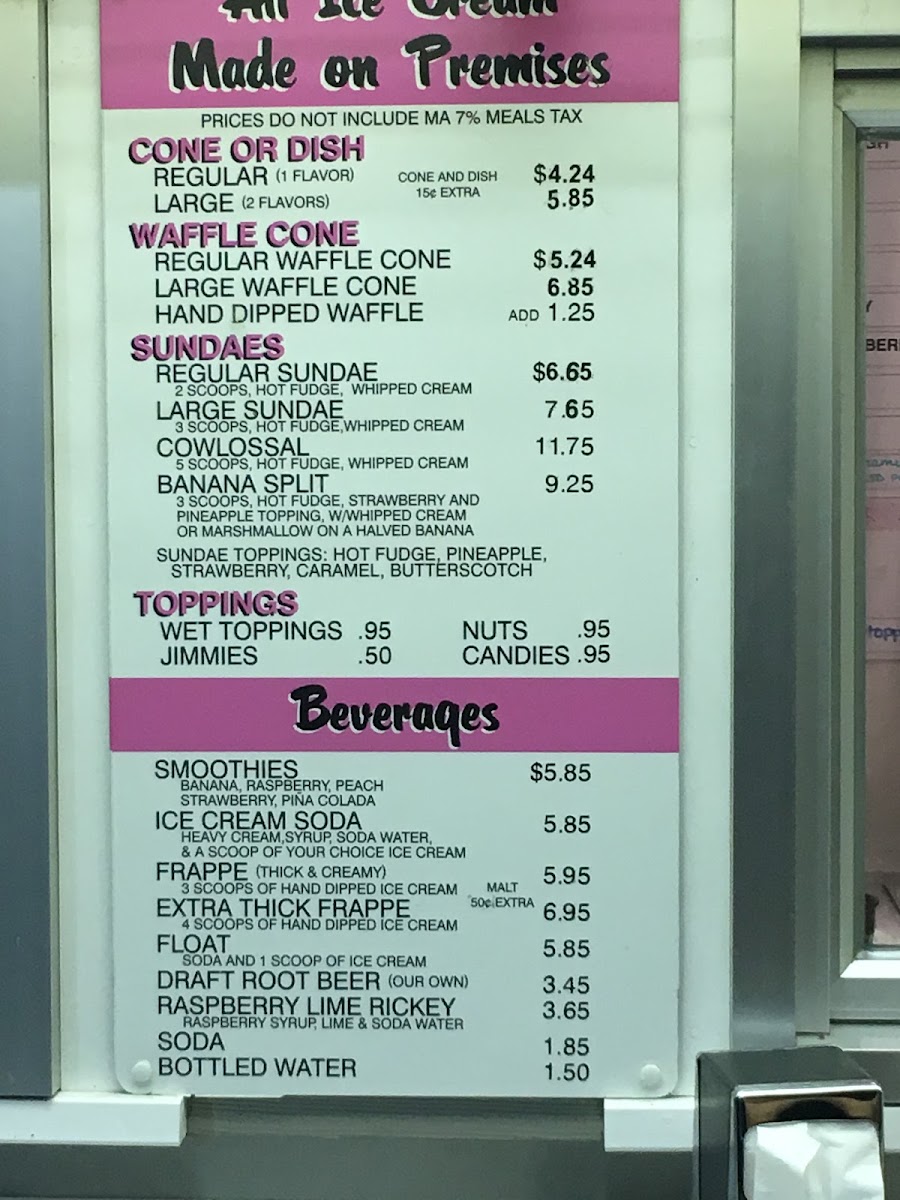 Black Cow Ice Cream Photo Menu 7