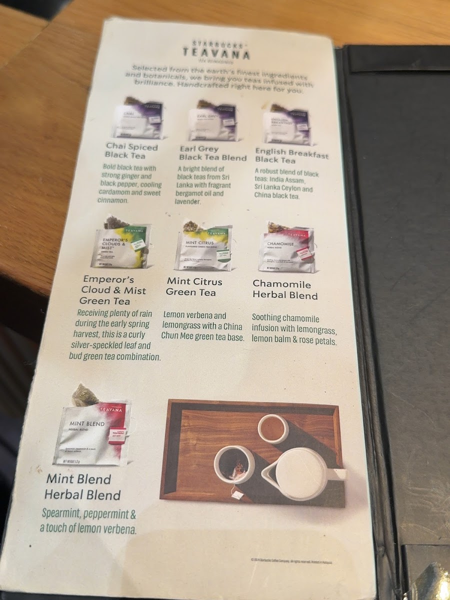 Starbucks KLIA2 Landside Photo Menu 1
