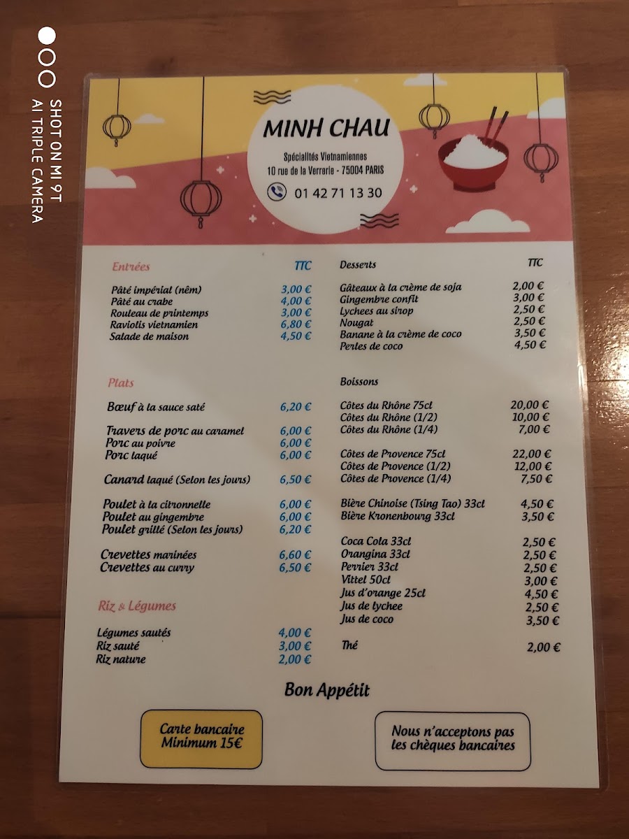 Minh Chau Photo Menu 5