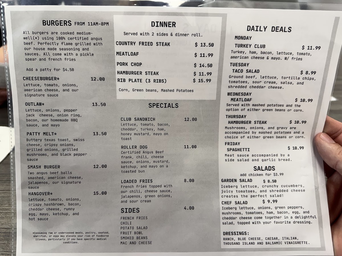 Day's Grill & Smoke House Photo Menu 4