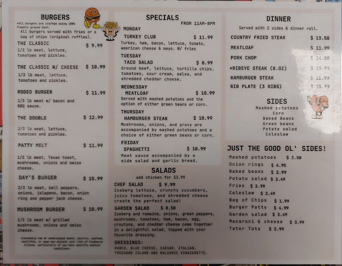 Day's Grill & Smoke House Photo Menu 5