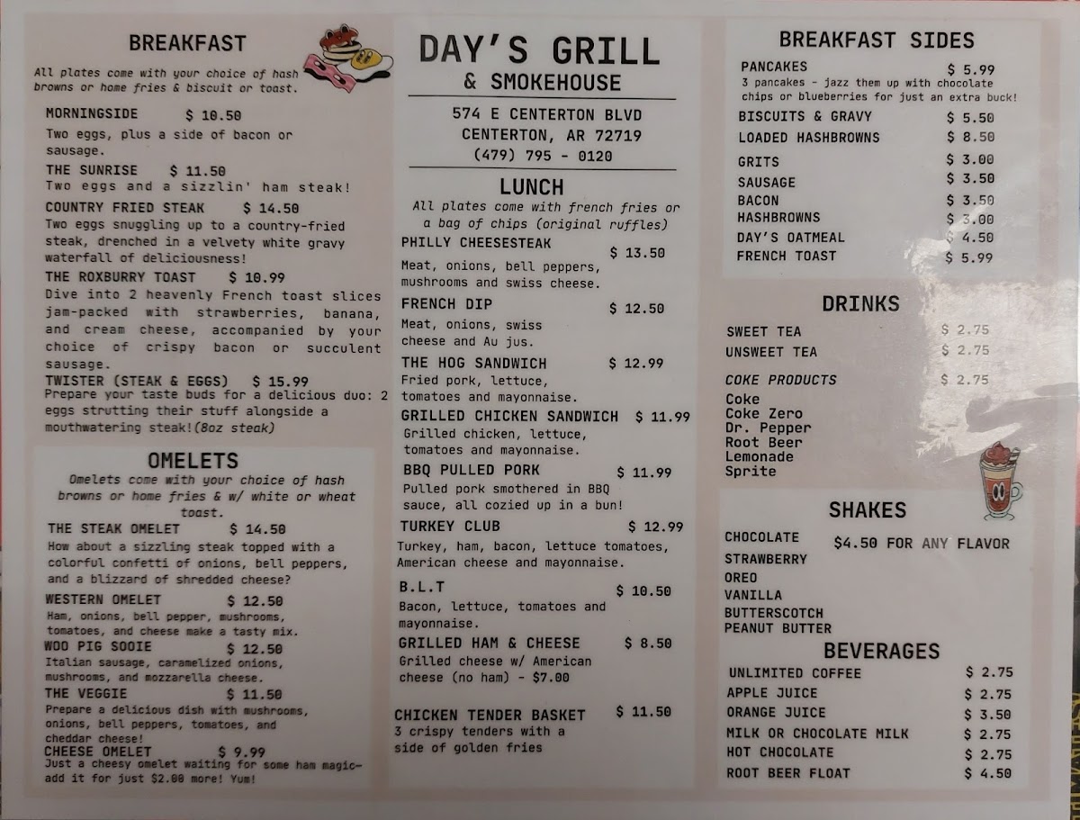 Day's Grill & Smoke House Photo Menu 6