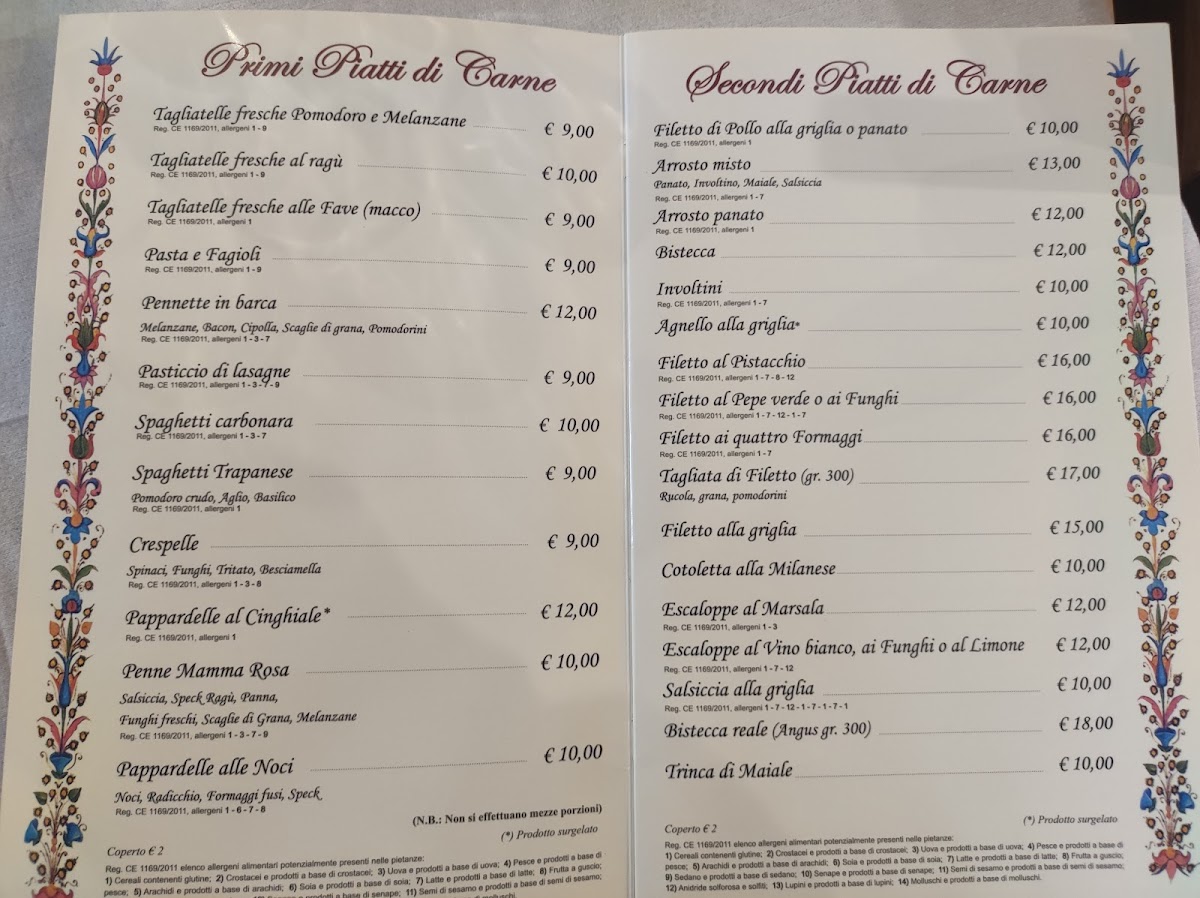 Ristorante Mamma Rosa Photo Menu 4
