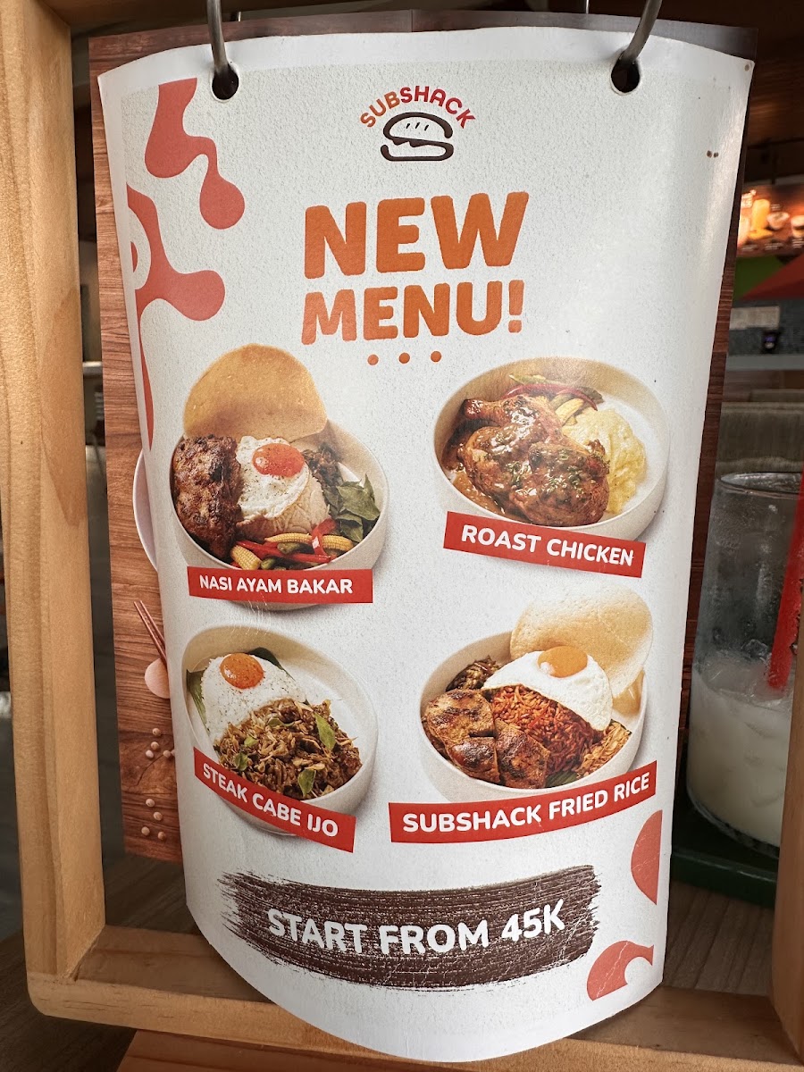 Subshack Menteng Photo Menu 2