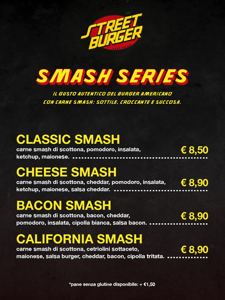 Street Burger fast food Photo Menu 5