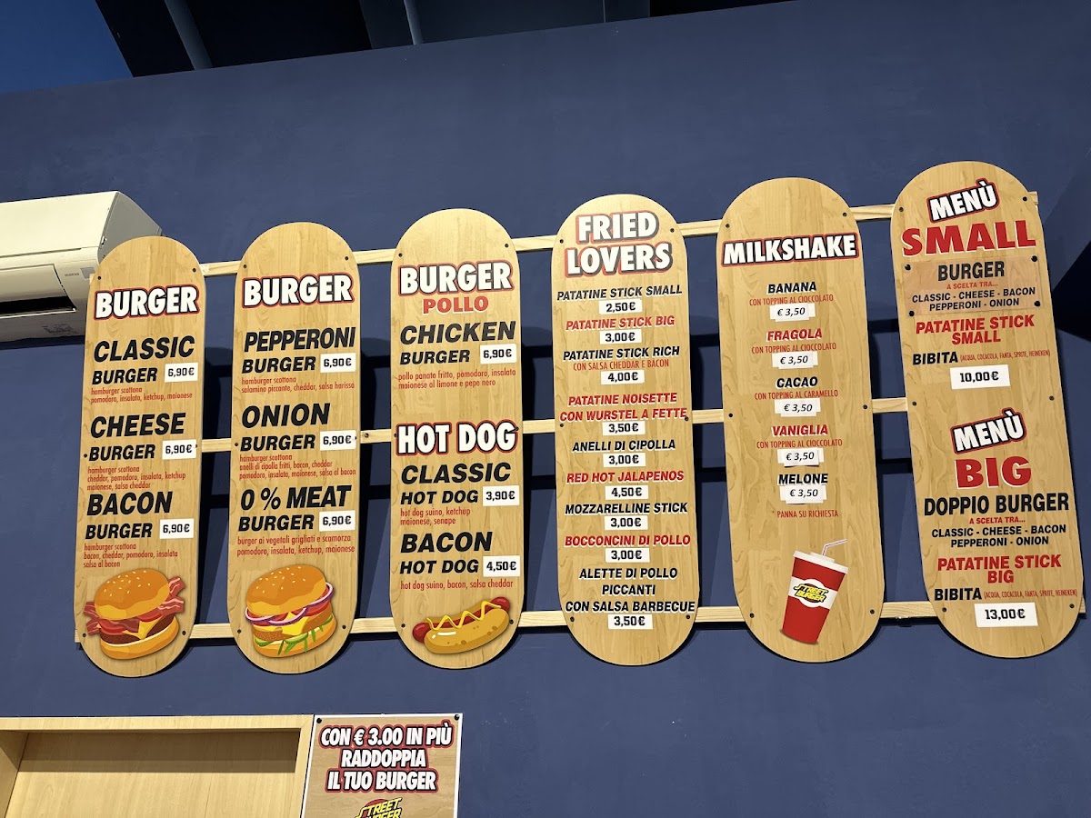 Street Burger fast food Photo Menu 7