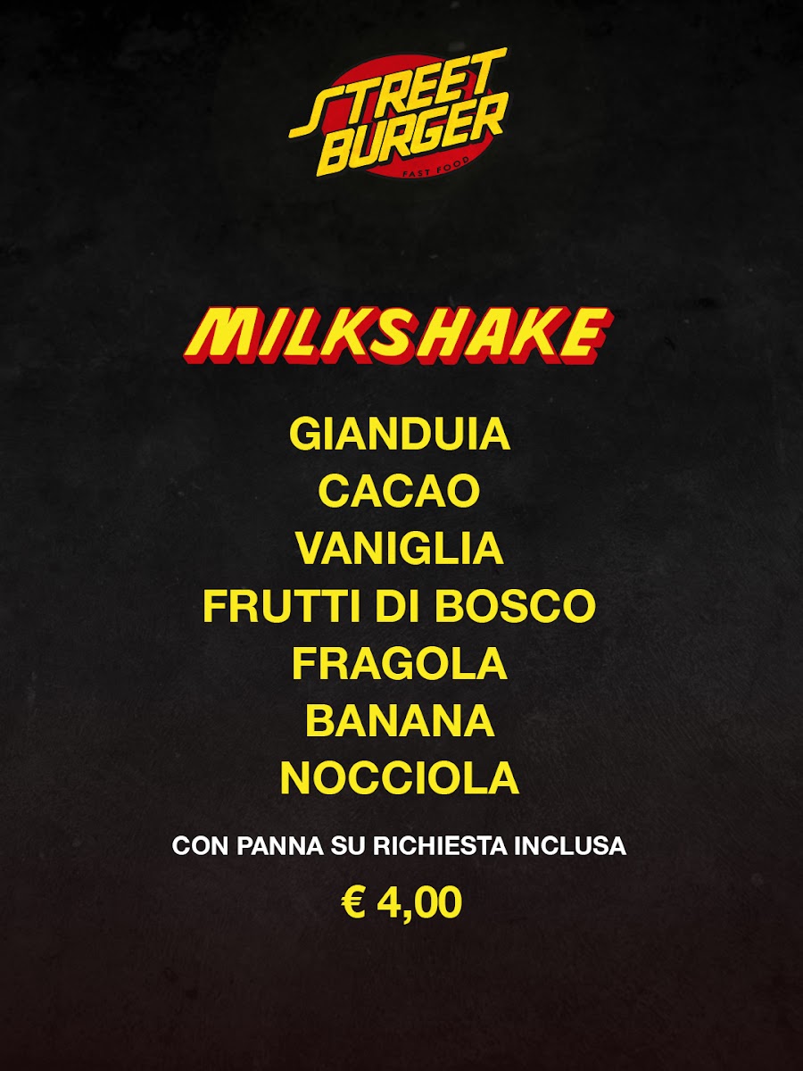 Street Burger fast food Photo Menu 9