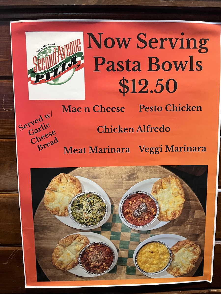 Second Avenue Pizza Photo Menu 1