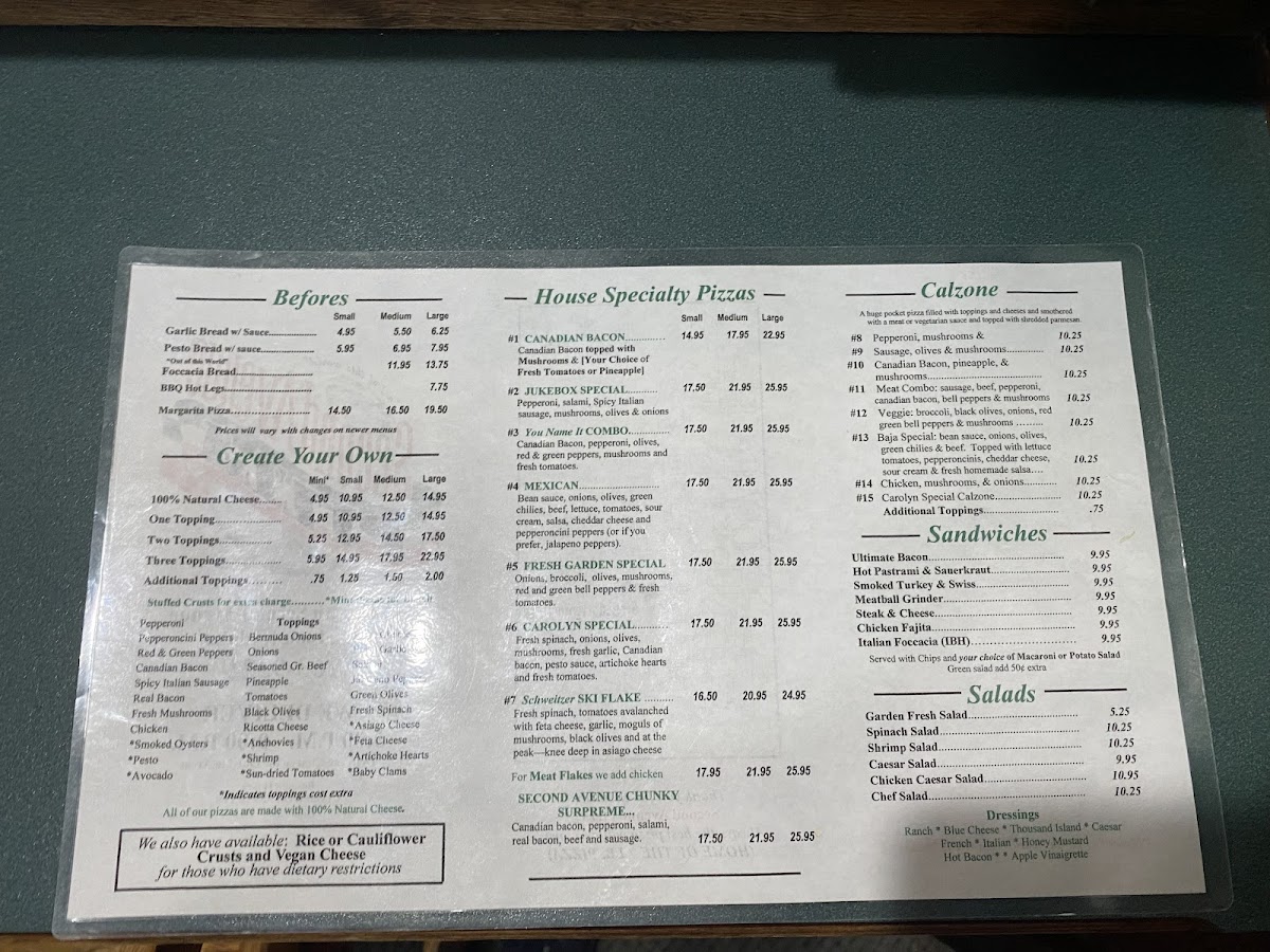 Second Avenue Pizza Photo Menu 7