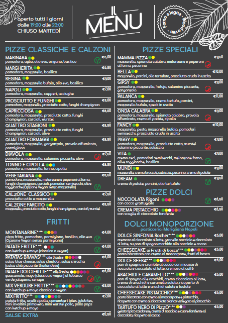 Mamma Pizza Firenze Photo Menu 1