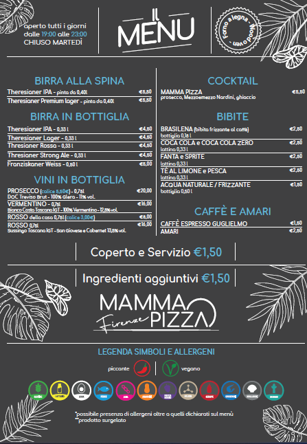 Mamma Pizza Firenze Photo Menu 10