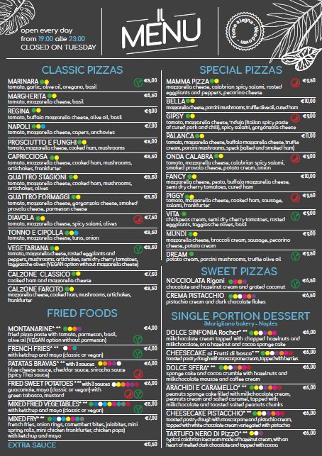 Mamma Pizza Firenze Photo Menu 2