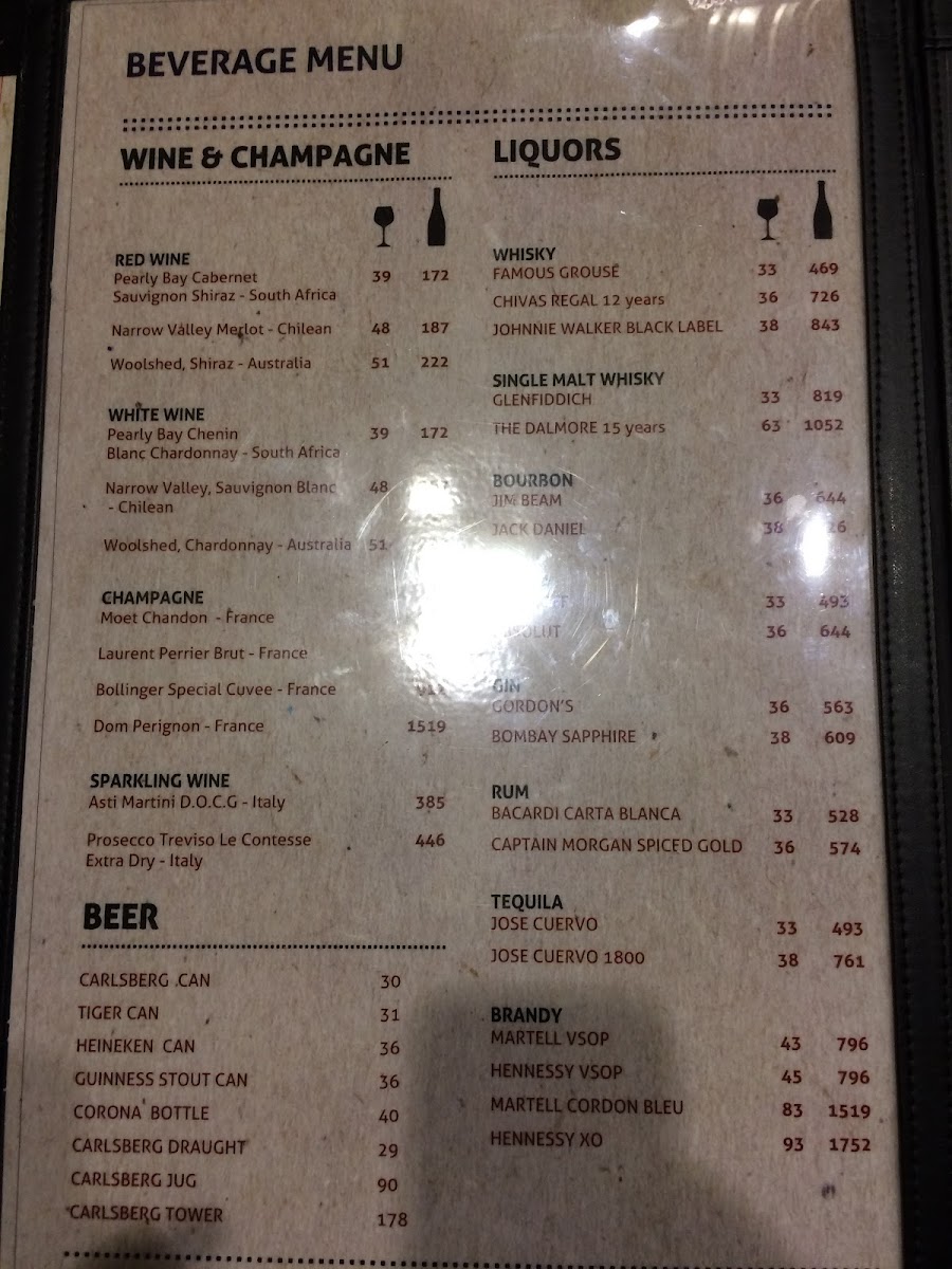 Bila Bila Restaurant Photo Menu 2