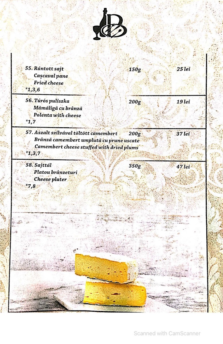 Restaurantul Bujdosó Photo Menu 10