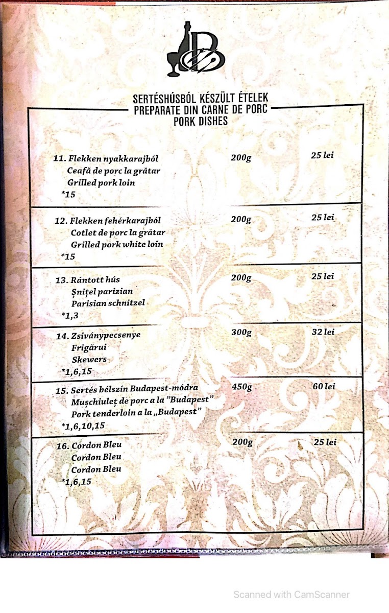 Restaurantul Bujdosó Photo Menu 3