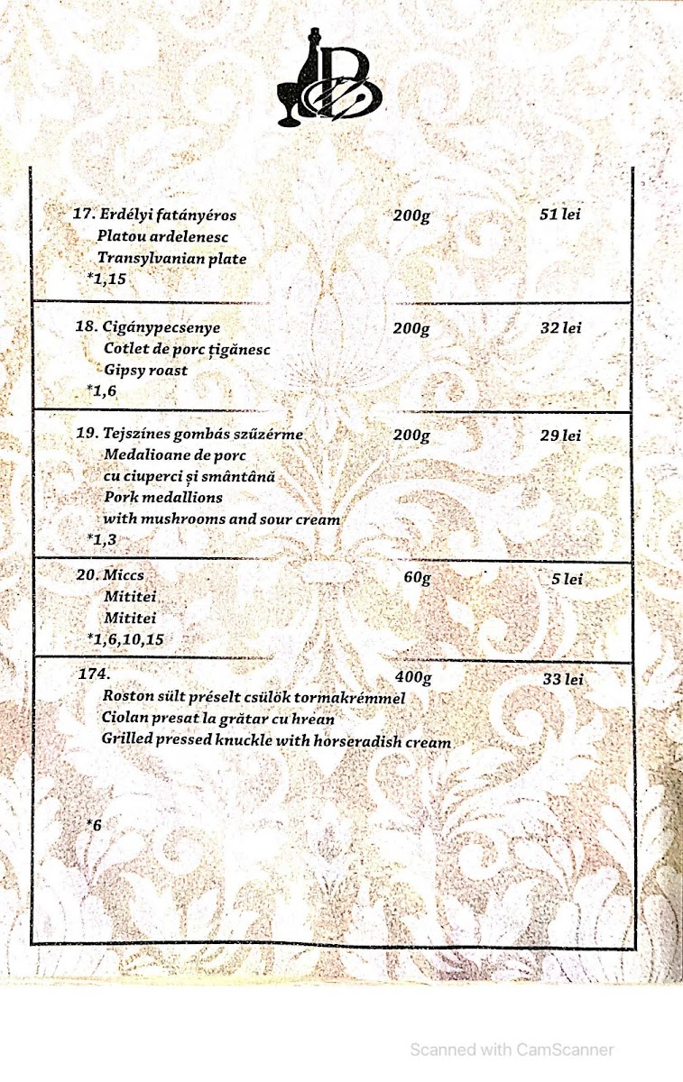 Restaurantul Bujdosó Photo Menu 6
