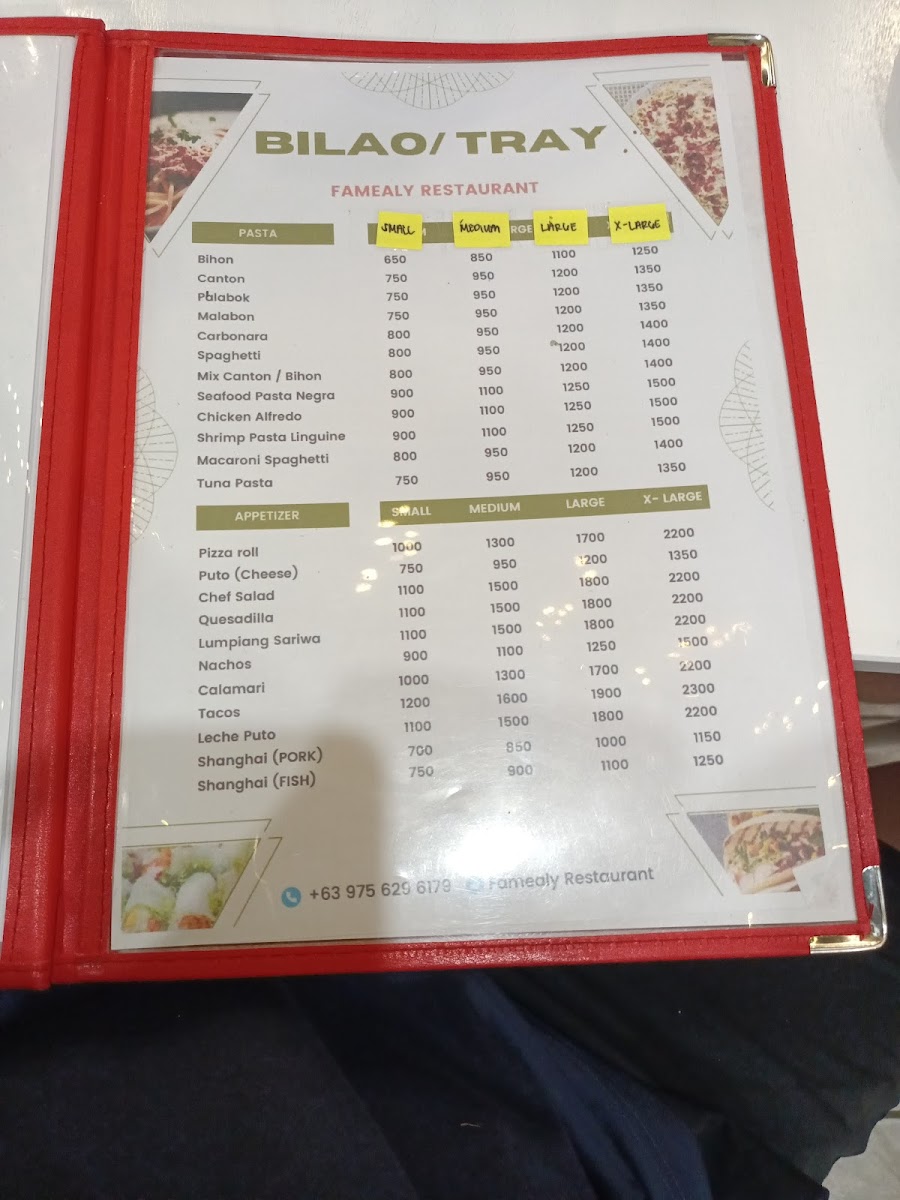FAMEALY RESTAURANT Photo Menu 1