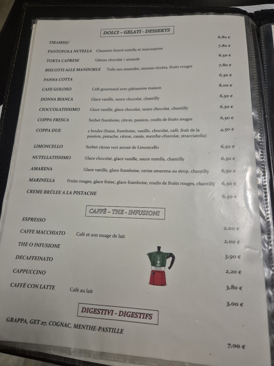 La Gondole Photo Menu 2