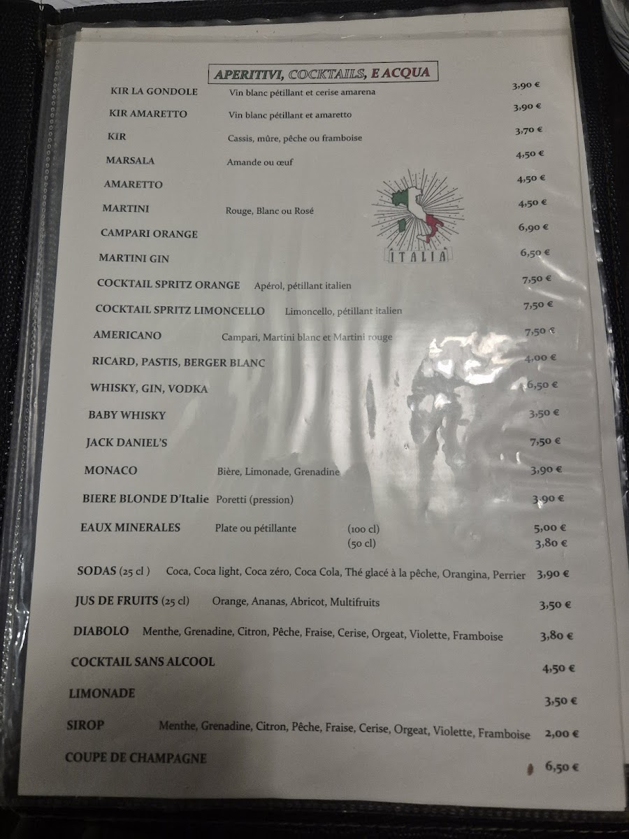 La Gondole Photo Menu 4