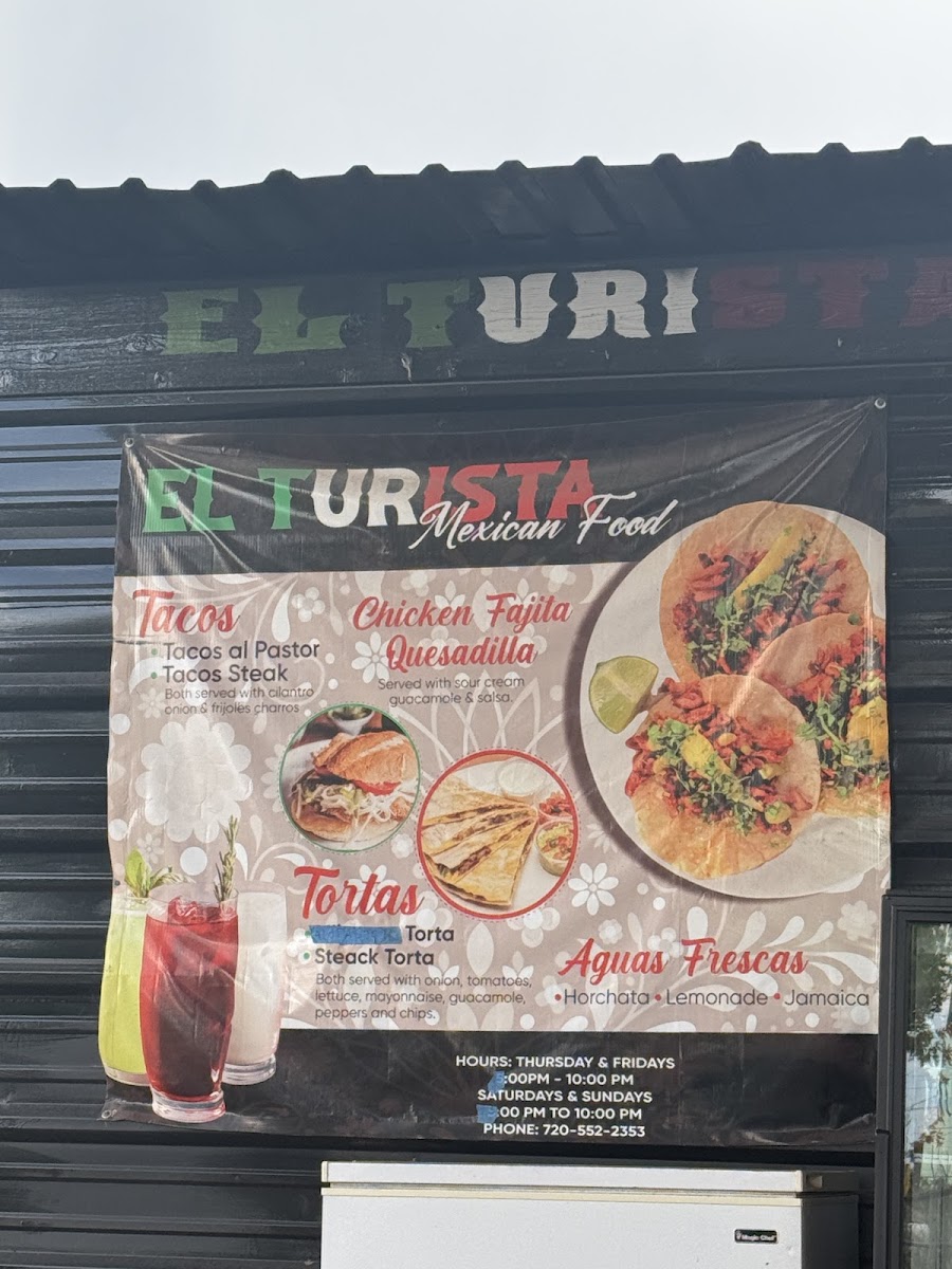 El Turista Photo Menu 1
