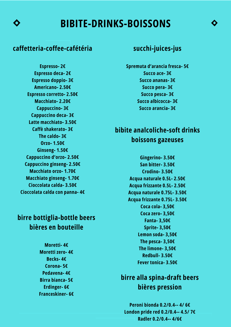 Bar Ristorante Dalla Gemma Photo Menu 2