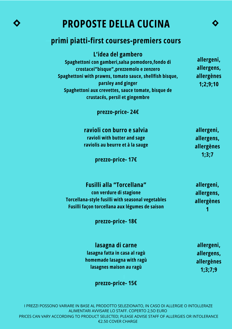 Bar Ristorante Dalla Gemma Photo Menu 4