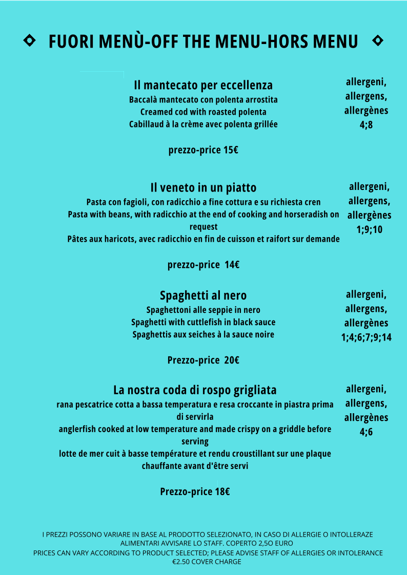 Bar Ristorante Dalla Gemma Photo Menu 5