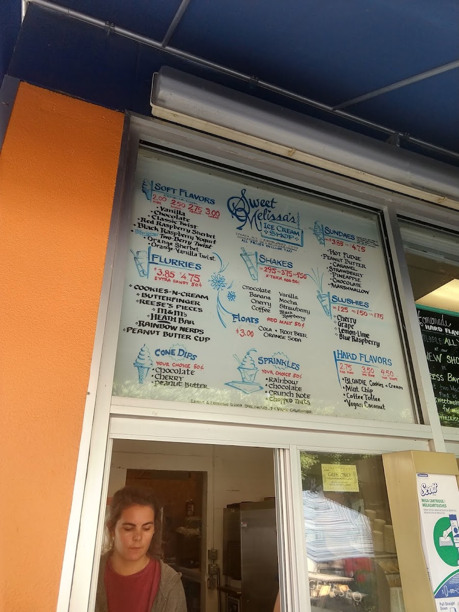Sweet Melissa's Ice Cream Shop Photo Menu 5