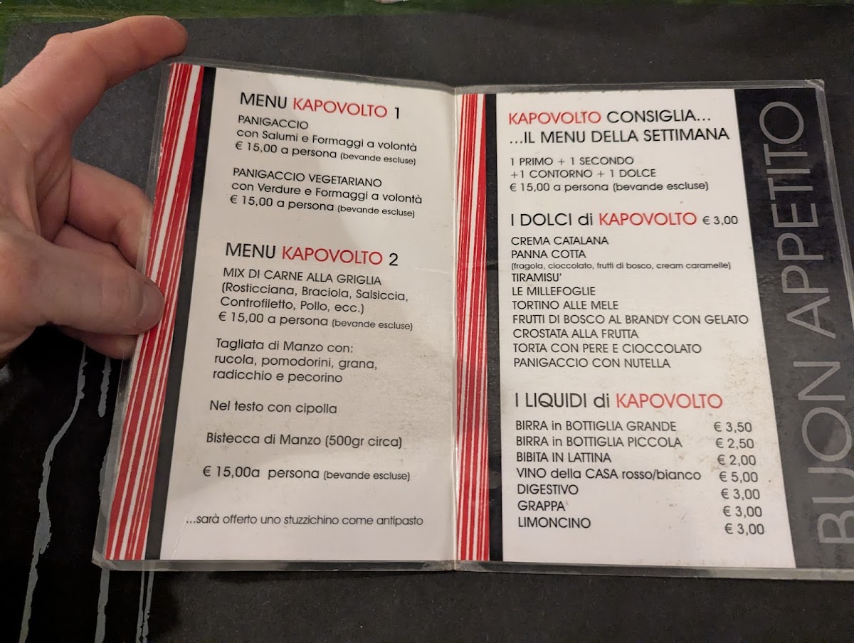 Ristorante Kapovolto Photo Menu 1