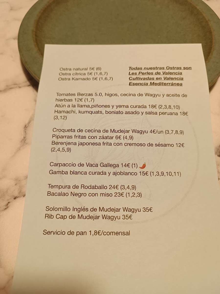 Propi Restaurant Photo Menu 1