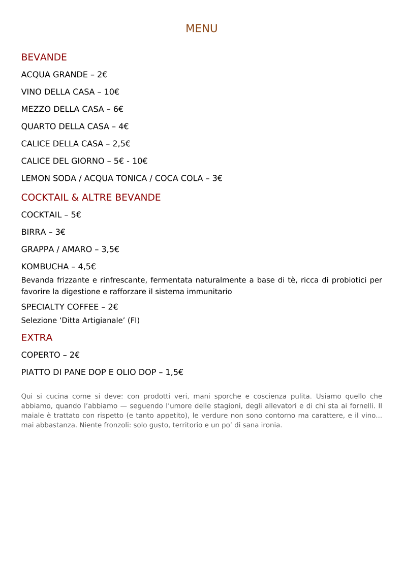 Osteria Da Trombicche Photo Menu 1