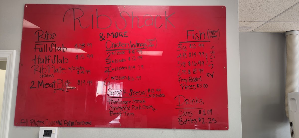 Rib Shack & More Photo Menu 1
