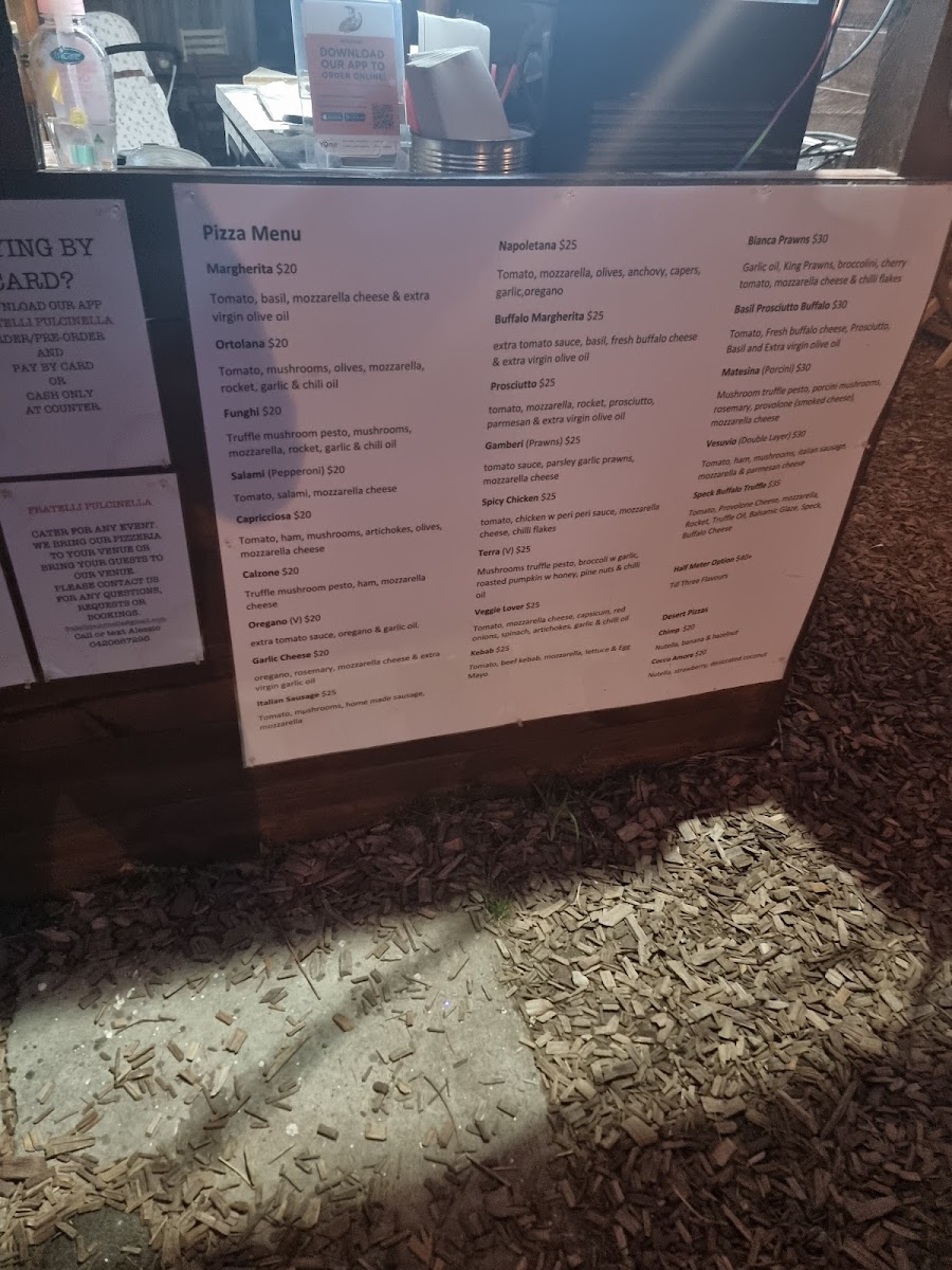 Fratelli Pulcinella Parramatta Photo Menu 7