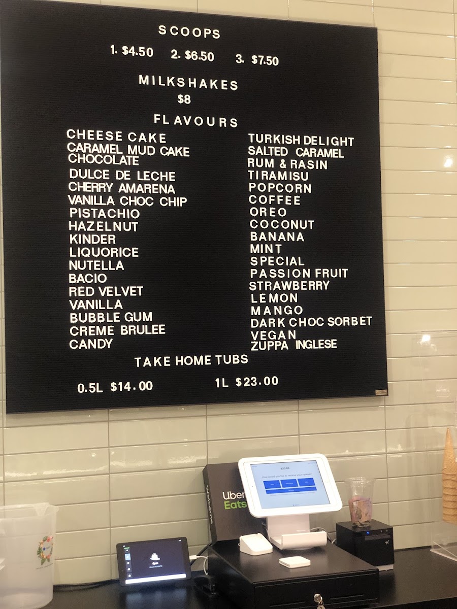 Siconi Gelato Photo Menu 2