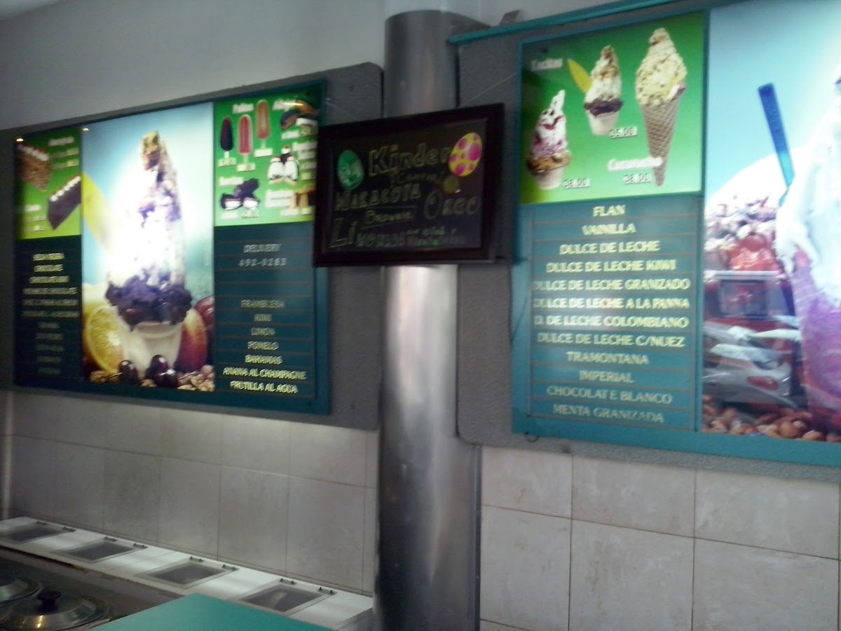 HELADOS KIWI Photo Menu 4